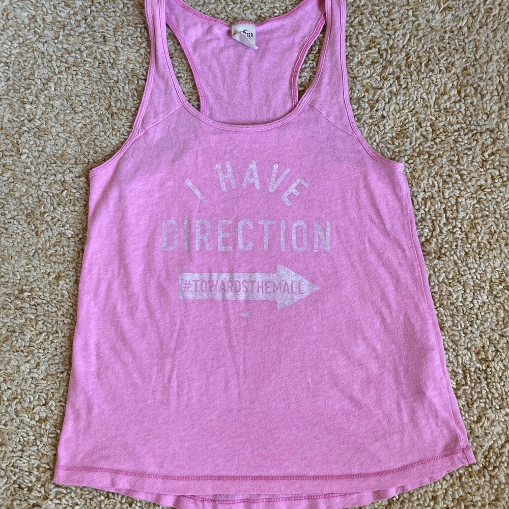 🌸 Junior’s Size Small Hollister Graphic Tank
